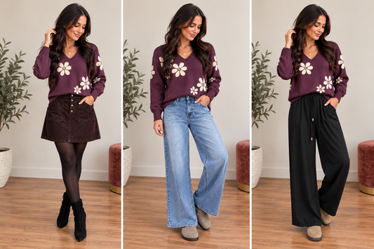 One Piece, Three Ways: The Fall Sweater